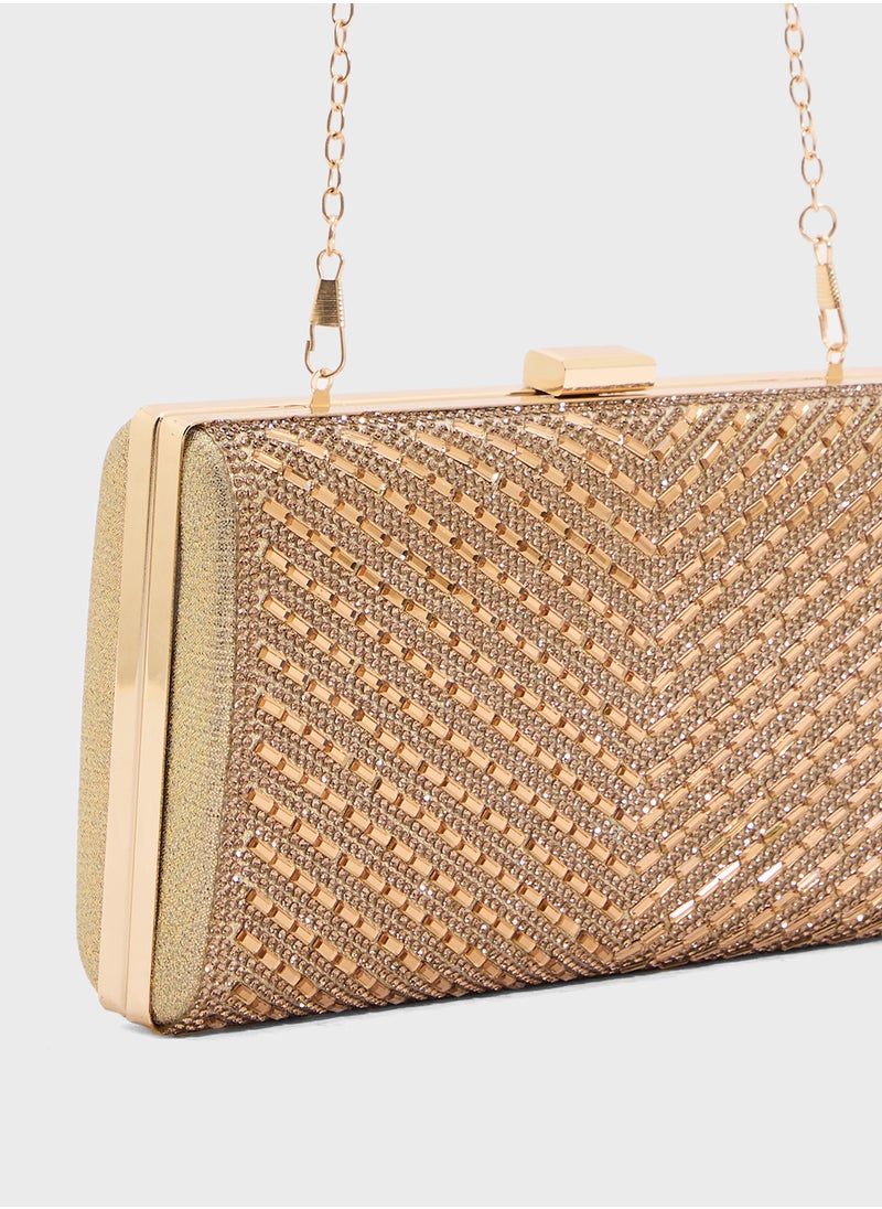 Ella Limited Edition Ladies Sparkly Clutch Bag  - Image 4
