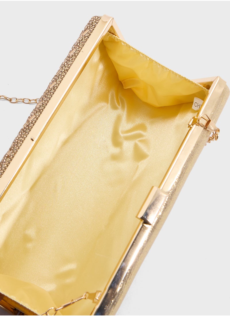 Ella Limited Edition Ladies Sparkly Clutch Bag  - Image 5