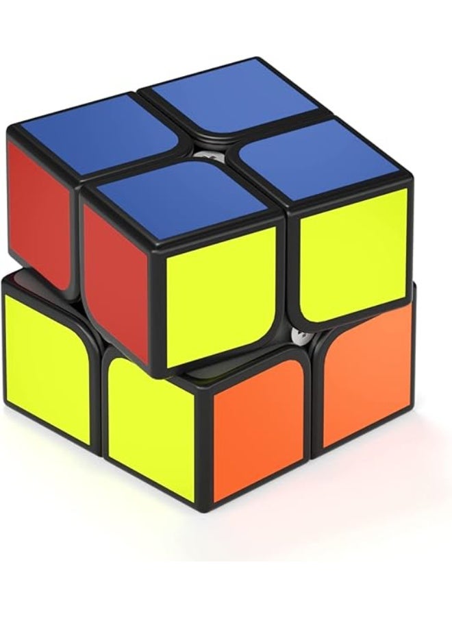 مومو بير مكعب السرعة Mumoo Bear 2x2، ملصق مكعب QiDi 2x2x2 فائق المتانة بألوان زاهية (2x2x2) - Image 1