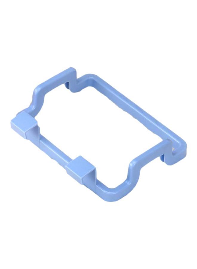 NIBEMINENT Portable Kitchen Trash Storage Bag Hook Blue 18x14x4.5cm  - Image 1