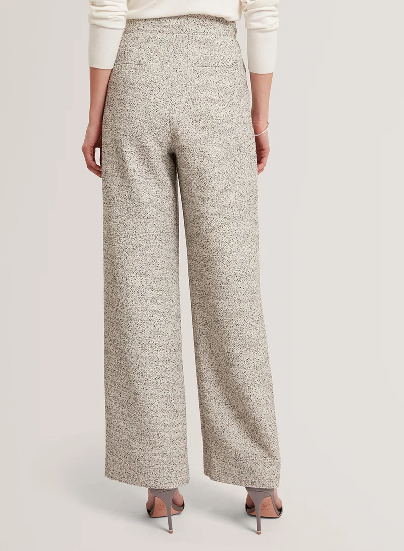 تيد بيكر Tailored Boucle Wide Leg Trouser