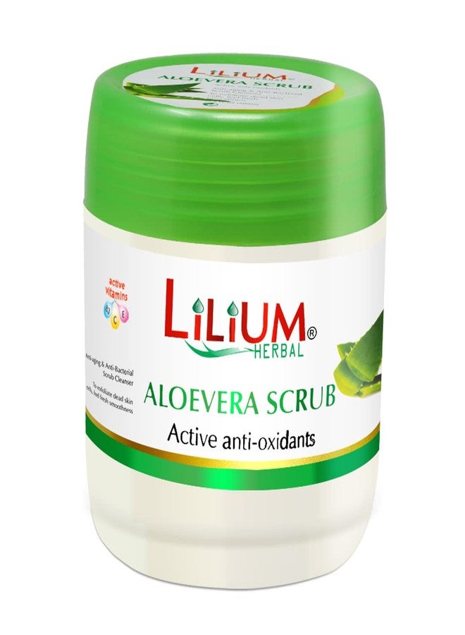 Lilium Active Anti-Oxidants AloeVera Face Scrub, 500ML - Image 1