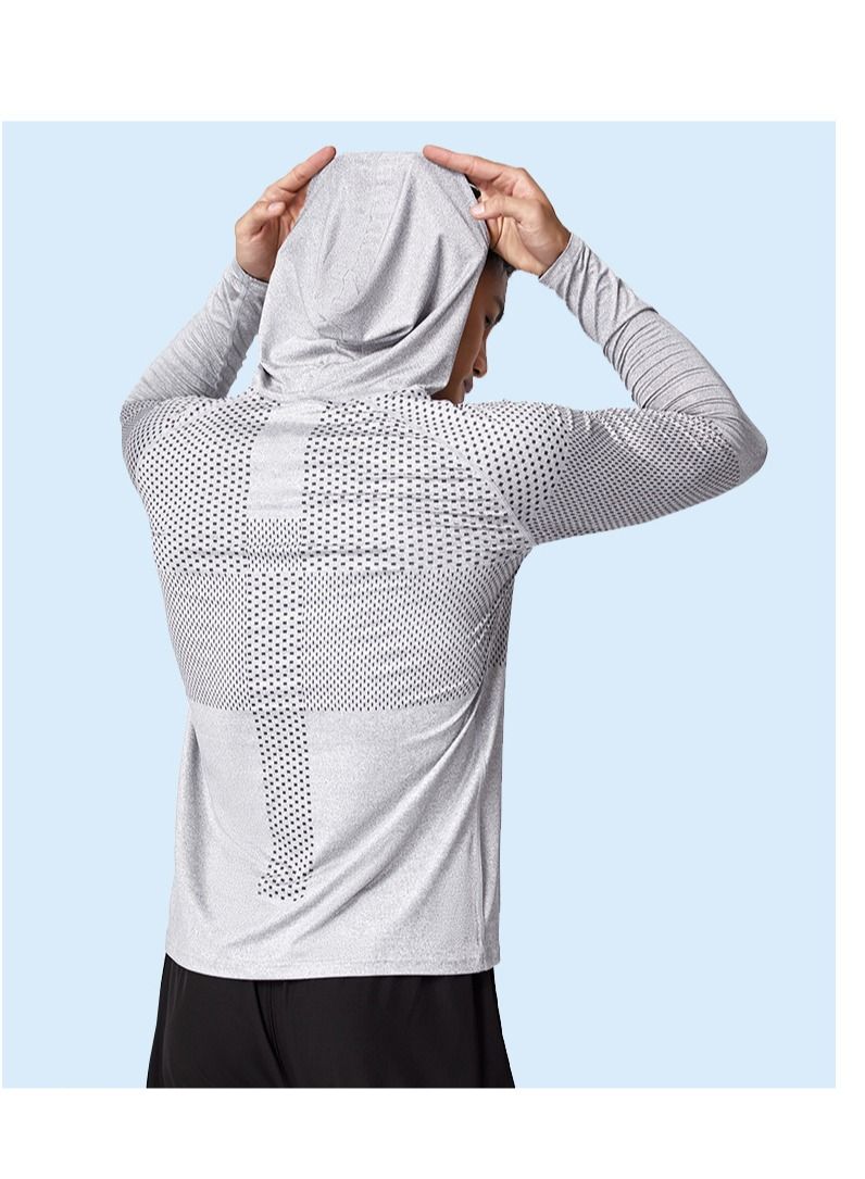 UTDOORWEAR Autumn And Winter Fitness Running Men's Sports Long-sleeved Sports Hoodie - Image 2