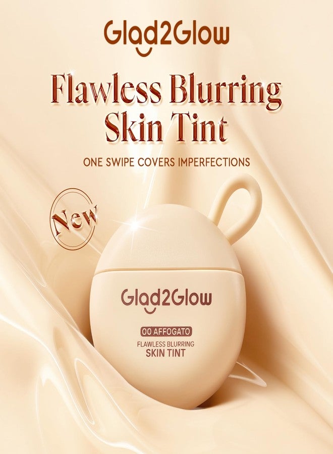 Glad2Glow Flawless Blurring Skin Tint, Buildable Medium Coverage, Squalane Hydrating, 12HR Oil Control Long Lasting, Lightweight Non-Cakey Makeup, Diverse Skin Tones (03 Custard) - Image 3