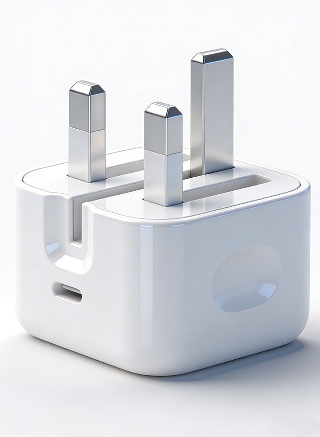 صورة العالمة شاحن آيفون تايب سي، محول طاقة USB-C بقوة 20 واط PD للشحن السريع | مصمم خصيصًا لمنتجات آبل - Image 1