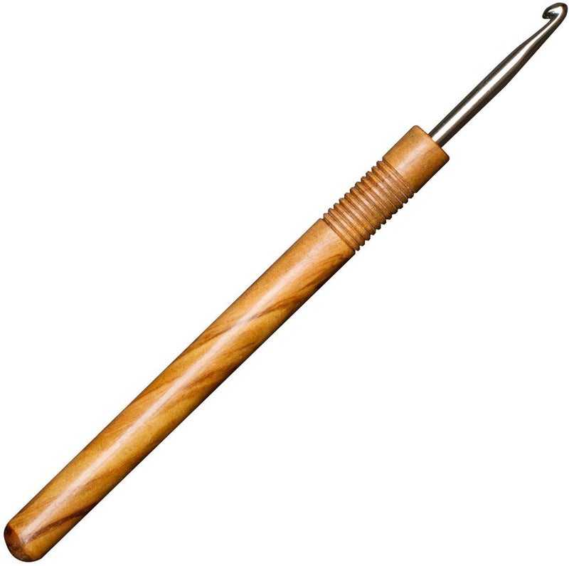addi Premium Olive Wood Crochet Hook US 121mm