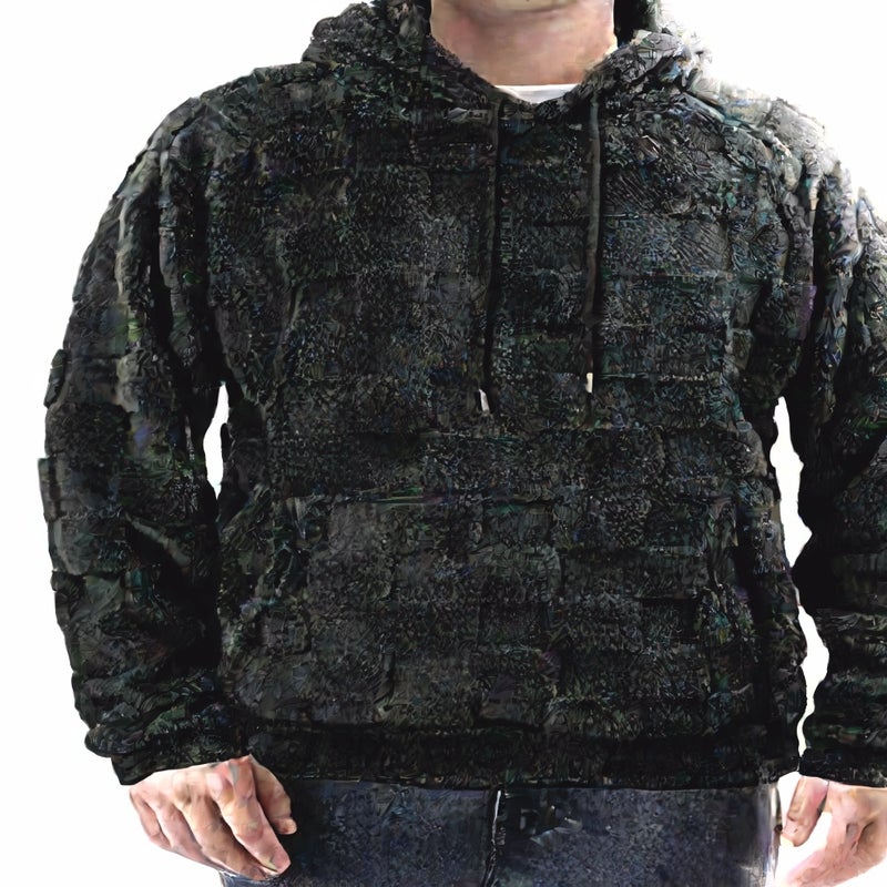Men's Hooded Sweatshirt Long Sleeve Pocket Drawstring Fleece Top - Image 3