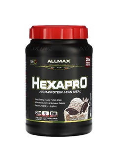 Allmax ALLMAX, Hexapro™, High-Protein Lean Meal, Cookies & Cream, 2 lbs (907 g)  - Image 1