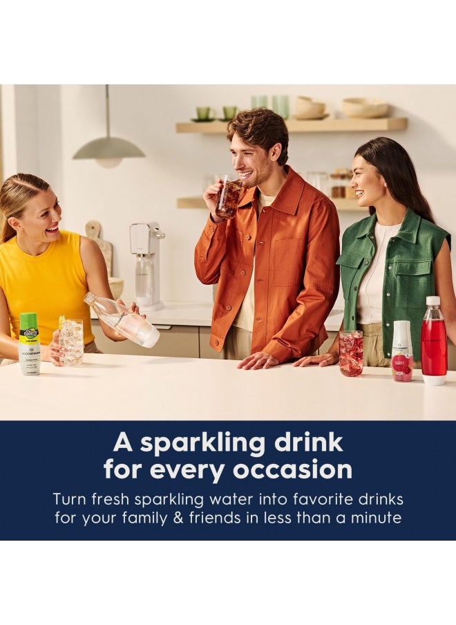 SodaStream - SodaStream Art Sparkling Water Maker Bundle (Misty Blue), with CO2, DWS Bottles, and Bubly Drops Flavors - Image 1