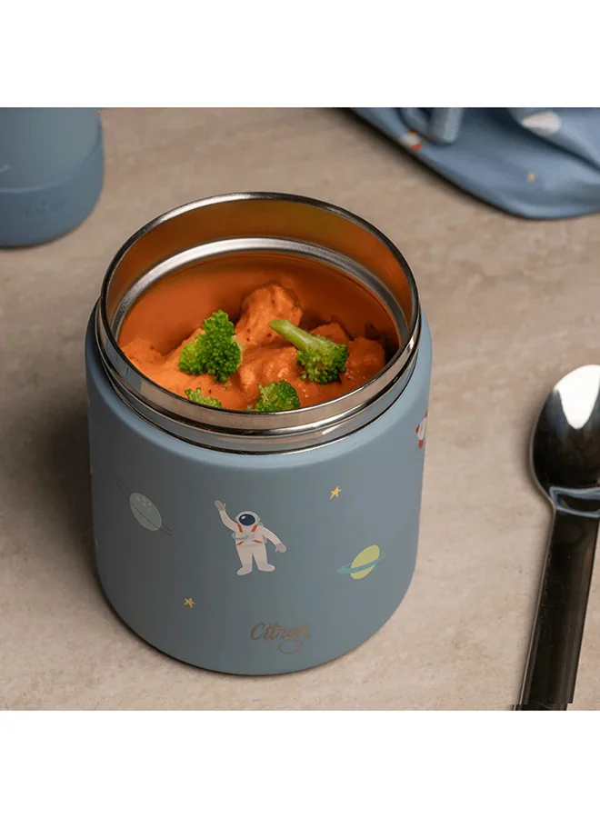 Citron Stainless Steel Food Jar 350ml - Ballerina - Insulated Food Container for Kids