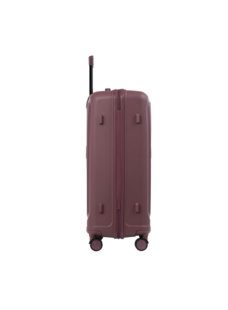 Eagle Express CLIFTON Check-in Travel POLYPROPYLENE Hard Trolley 360° Double Spinner Wheels Secure Lock 24 inch RASPBERRY - Image 5