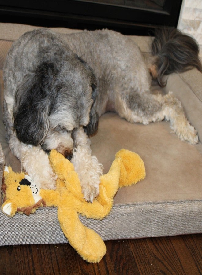 SPOT Skinneeez Tons-O-Squeakers Jungle Cat Dog Toy - 19 Squeakers for Tons-O-Fun! Stuffing-Free Design Perfect for Moderate Chewers, Tug Toy for Medium to Large Puppies & Dogs - 20in, Style May Vary - Image 3