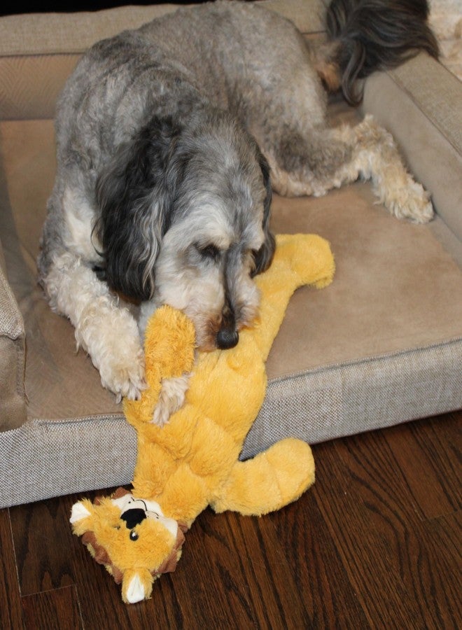 SPOT Skinneeez Tons-O-Squeakers Jungle Cat Dog Toy - 19 Squeakers for Tons-O-Fun! Stuffing-Free Design Perfect for Moderate Chewers, Tug Toy for Medium to Large Puppies & Dogs - 20in, Style May Vary - Image 4