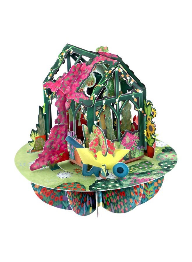 Santoro Pirouette,3D Pop Up Greeting Card - Secret Garden - For All, Garden Lovers - Image 2