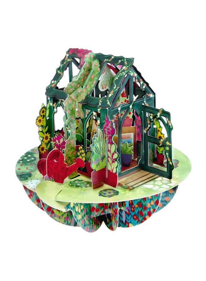 Santoro Pirouette,3D Pop Up Greeting Card - Secret Garden - For All, Garden Lovers - Image 1