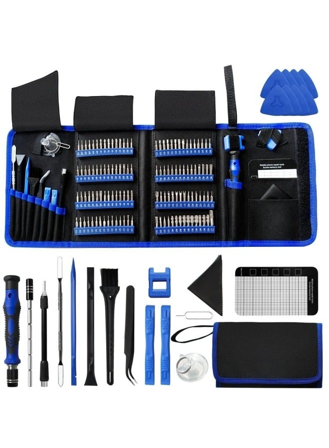 ALongDeng Electronics Precision Screwdriver Sets 142 Piece with 120 Bits Magnetic Repair Tool Kit for iPhone MacBook Computer Laptop PC Tablet PS4 Xbox Nintendo Game Console - Image 1