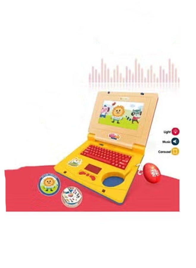 English Learner Educational Toy Laptop For Children's , Random mouse color - Image 1