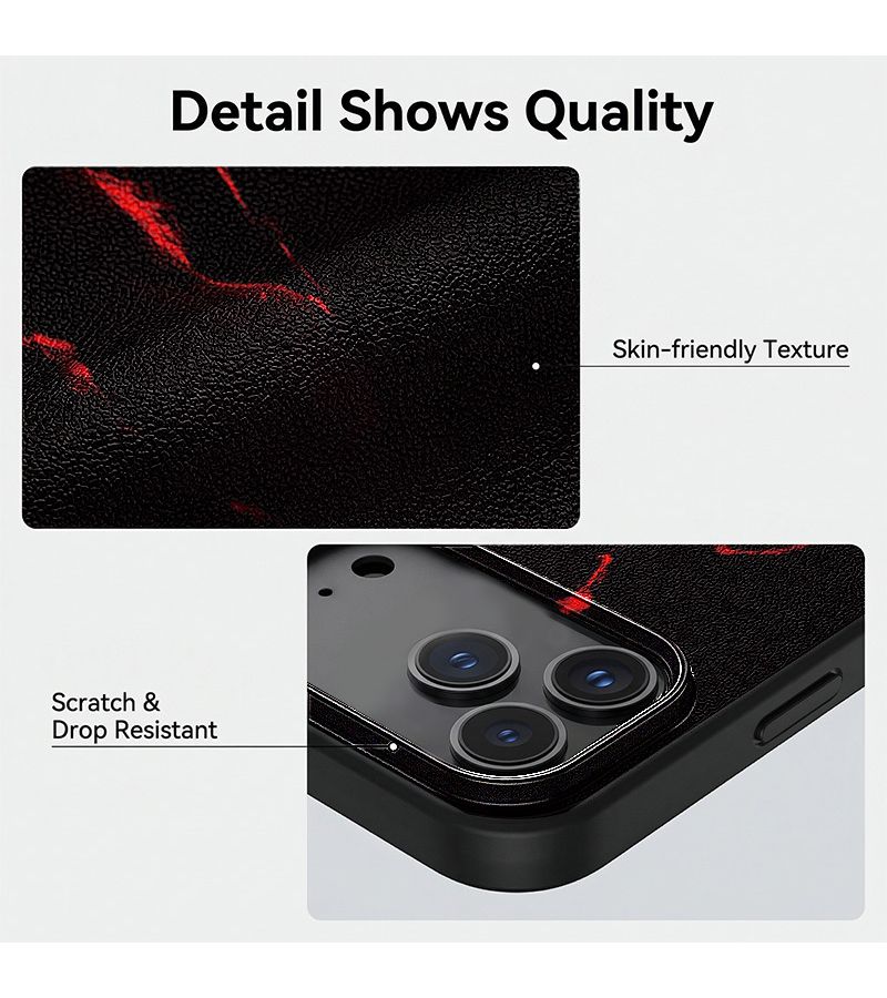 Red Black Couple Kiss Anti Fall Phone Case Compatible With IPhone 16 Plus - Image 4