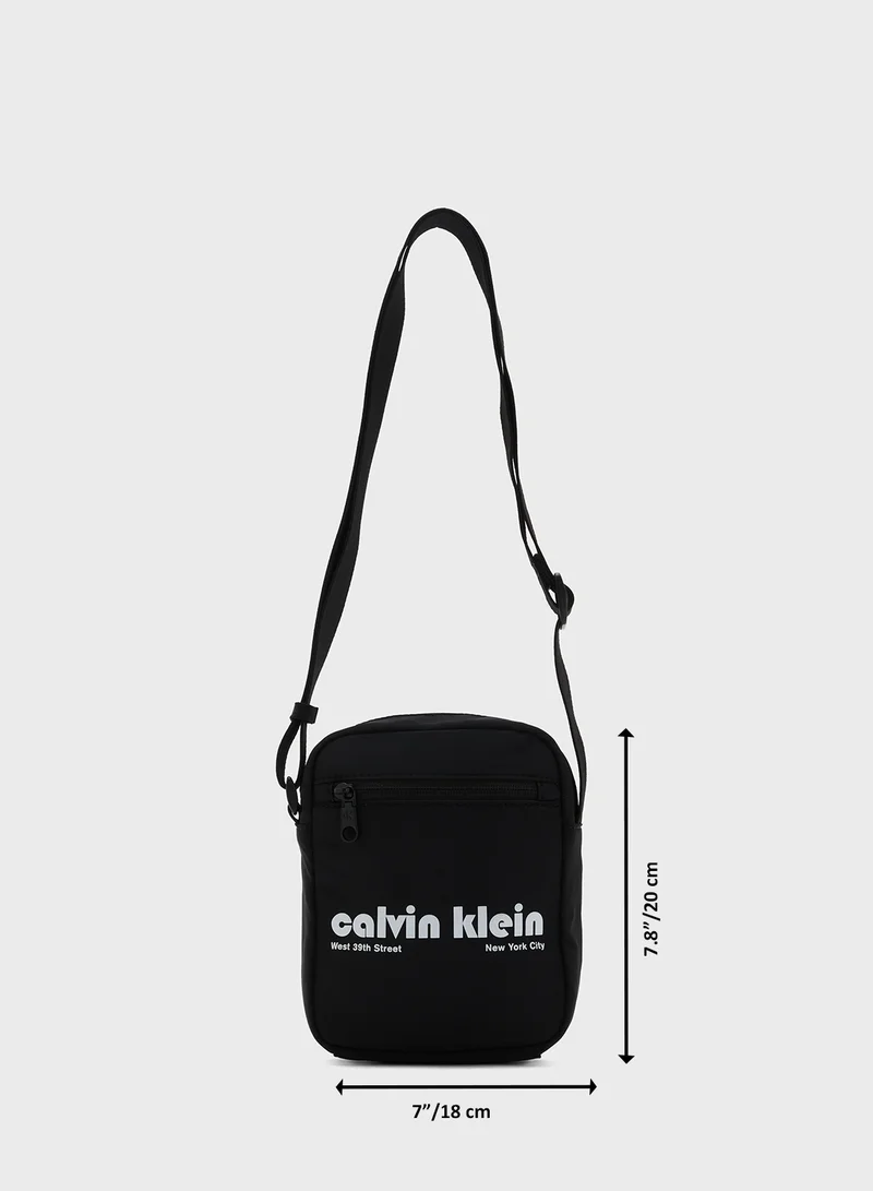 Calvin Klein Jeans Graphic Reporter Bag