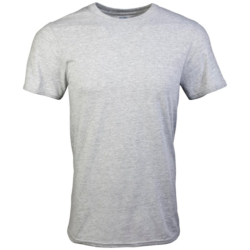 Gildan Men's Crew T-Shirts, Multipack, Style G1100, Black/Sport Grey/Military Green (5-Pack), Large - Image 5