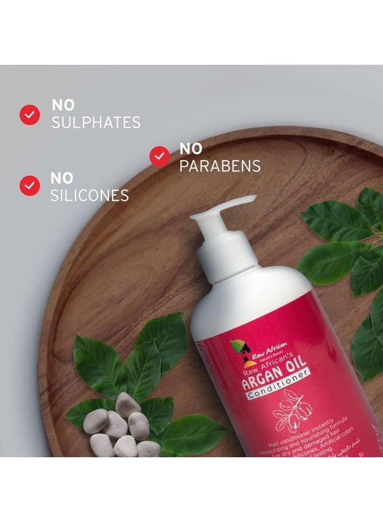 Raw African Argan Oil Conditioner Red 500ml - Image 5