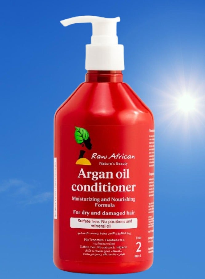 Raw African Argan Oil Conditioner Red 500ml - Image 1