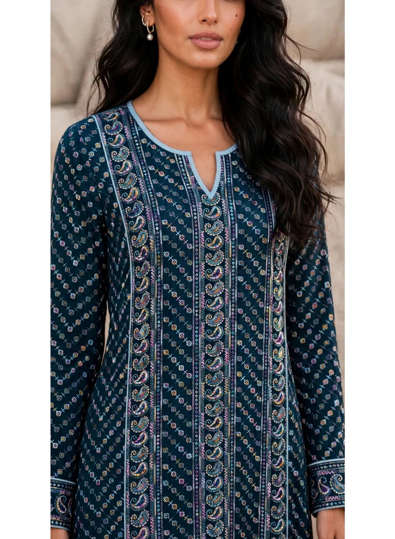Ikkxa Royal Threads Jalabiya IK209 Green