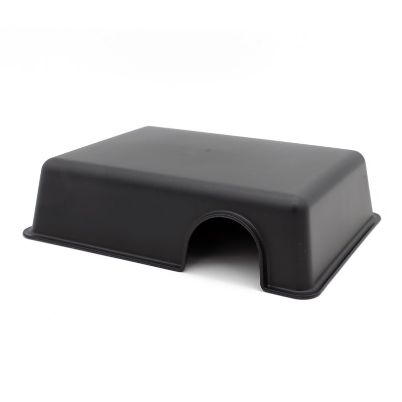 JIHAQUA Reptile Hide Box Snake Hide Feel Secure and Safe, Gecko Hide (Black, Large 2 Pcs) - Image 3