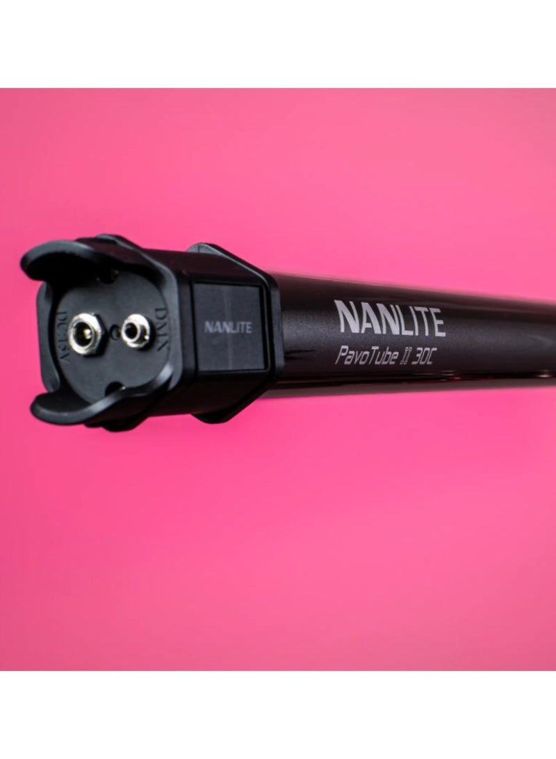 نانليت نانلایت PavoTube II 30C 1KIT — أنبوب LED RGBWW بطول 4 قدم، 2700-7500 K، CRI 97 / TLCI 98، أنبوب RGB محمول - Image 2