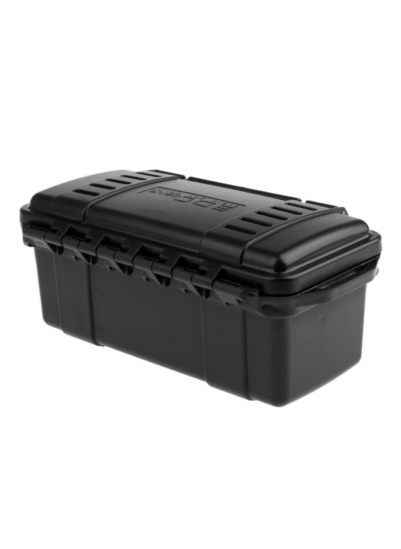 UJEAVETTE UJEAVETTE Outdoor Waterproof Shockproof Storage Box Airtight Emergency Dry Box Black  - Image 3
