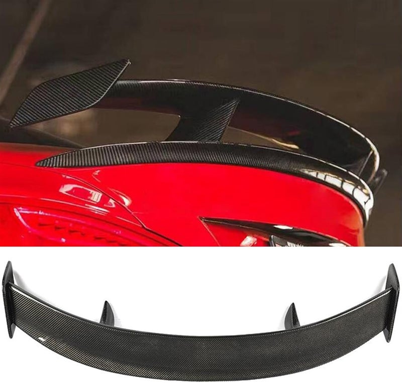 QASULER Carbon Fiber Rear Spoiler for Mercedes-Benz CLA Class - Image 4