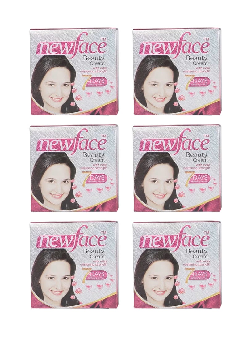New Face Whitening Cream With Extra Strength 7 Days Formula Night Cream - Pack of 6 - Image 1