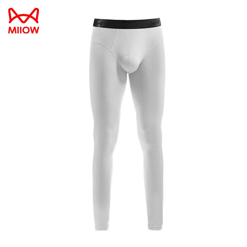 Mens Slim Thermal Underwear Pants for Autumn Winter Royal Blue - Image 2