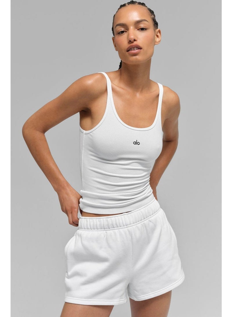 Alo Yoga ALO Solid Color Basic Tank Top - Essential for Daily Slim Fit Layering & Outerwear, Comfortable and Breathable - Image 1