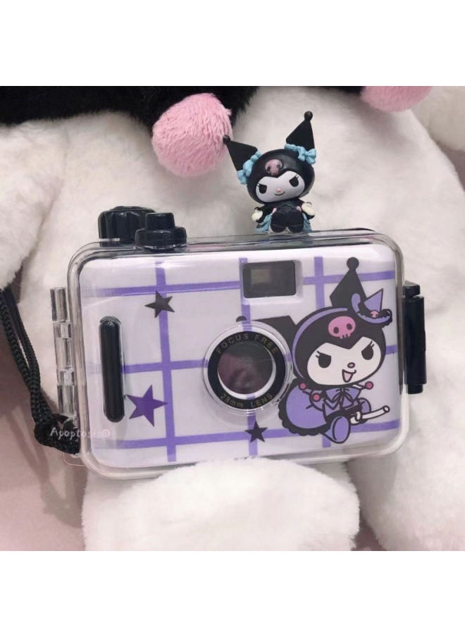 Generic PRAIRE CAMERA STUDENT FOOT CAMERA FEMALE BIRTHDAY Couple Film Photographable Children Waterproof Camera-Body Color:Kuromi Recommended By The Owner - Single Camera + 36 Colors  - Image 1