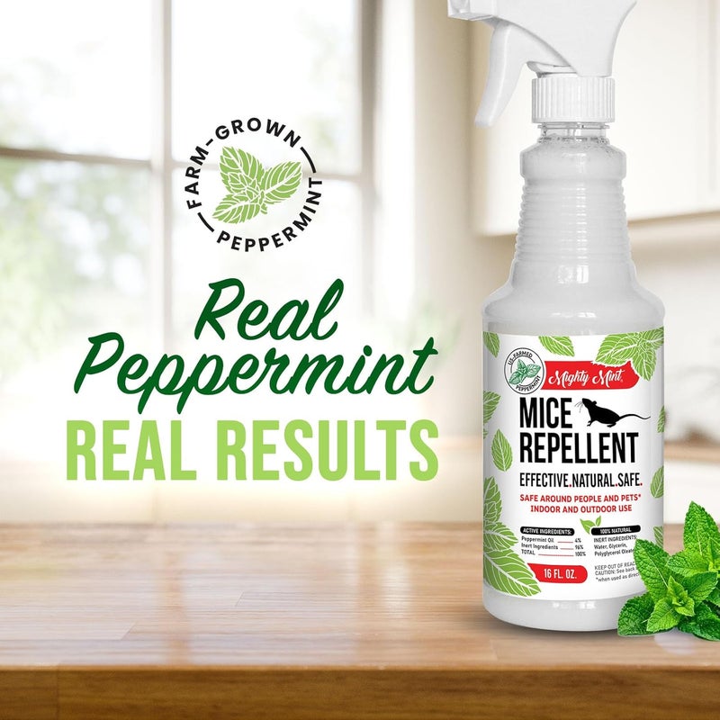 Mighty Mint - 16oz Peppermint Oil Mice Repellent Spray - Image 1