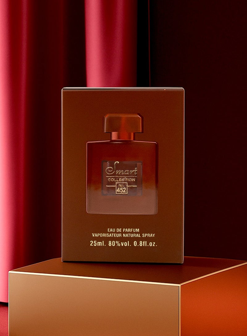Smart collection Woody Perfume for Men Smart Collection No. 452 – 25ml | Long Lasting Perfume for Men with Amber & Patchouli Scent | Eau De Parfum - Image 3