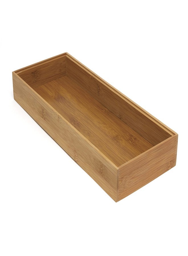 ليبر أنترناشونال صندوق تنظيم الأدراج القابل للتكديس من خشب البامبو من ليبر إنترناشونال 8186S، 6 بوصات × 15 بوصة - Image 1