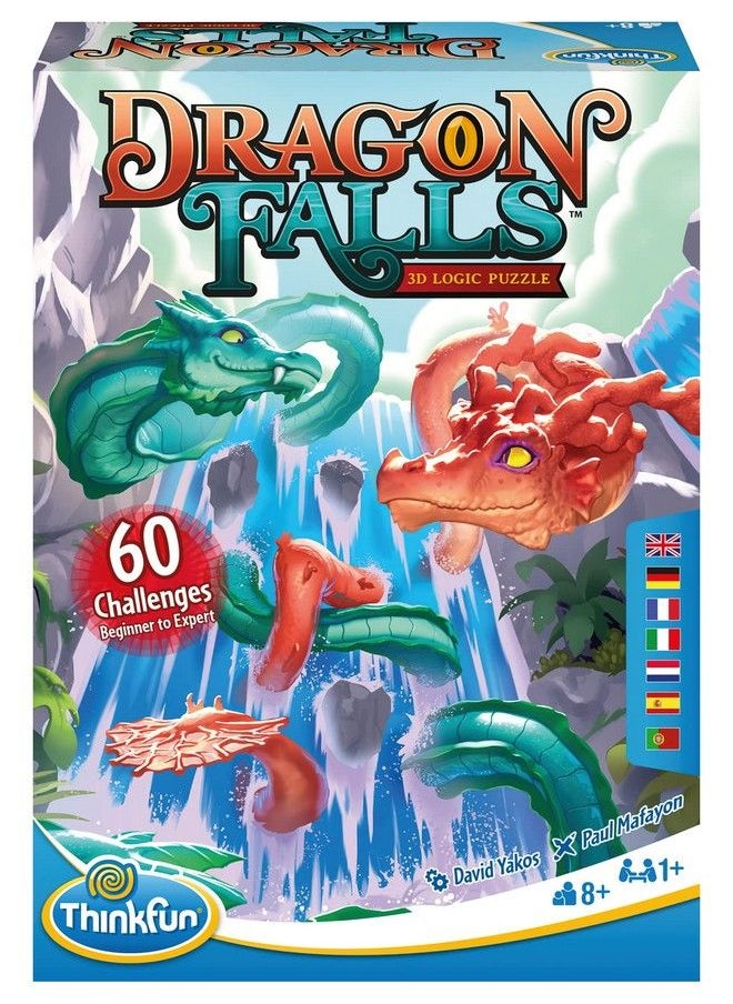 Think Fun Thinkfun Dragon Falls Logic Puzzle Game: Single Player Problem Solving Game For Ages 8+. Ideal For Dragon Lovers & Brainteaser Enthusiasts  - Image 2