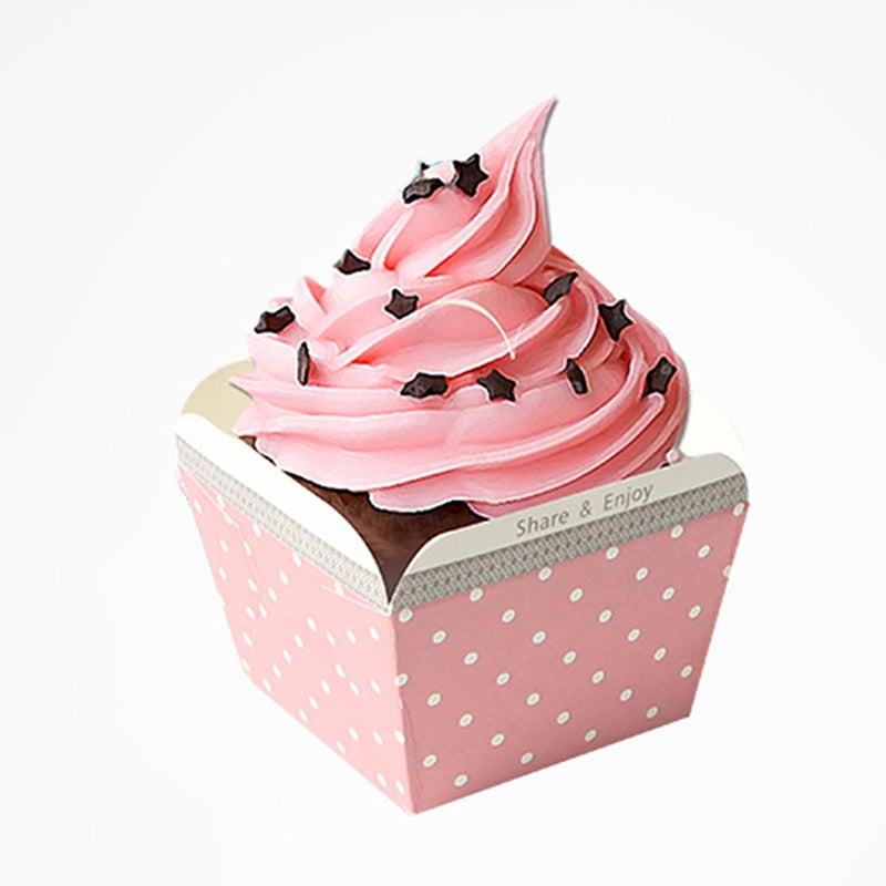100pcs Square Heat Resistant Greaseproof Disposable Baking Paper Cups Mini Cupcake Wrappers - Image 3