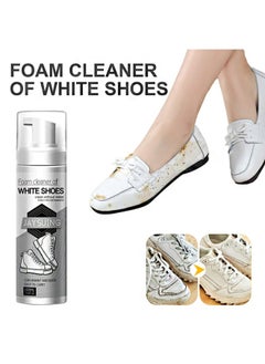 Jaysuing Foam Cleaner Of White Shoes，Clean Without Water Easily Decontaminiate，Sneaker Cleaning Spray Foam, Whitening Sneaker Canvas, Cleaning Stains, Whitening And Yellowing Shoe Edges (100ml)  - Image 2