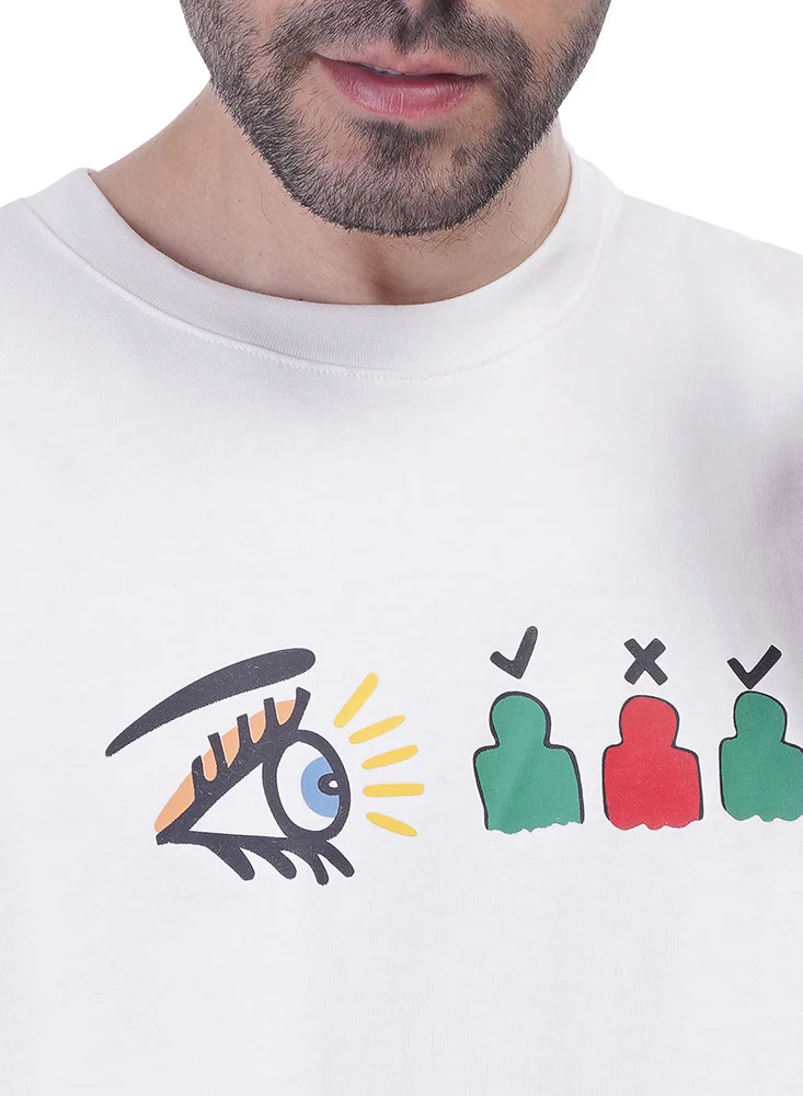 Coup Coup - Printed Loose Fit T-Shirt