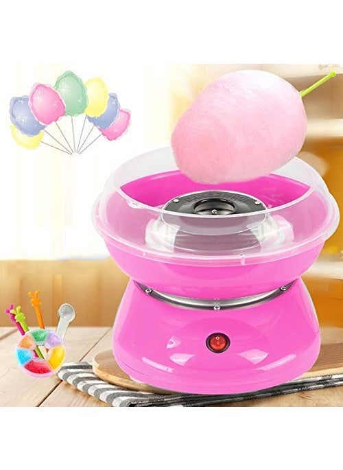 CVM ENTERPRISE CVM ENTERPRISE Cotton Candy Machine Mini Hard and Sugar Free Countertop Electric Candyfloss Making Machine Sugar Floss Maker for Home Birthday Family Party Ocassion  - Image 2