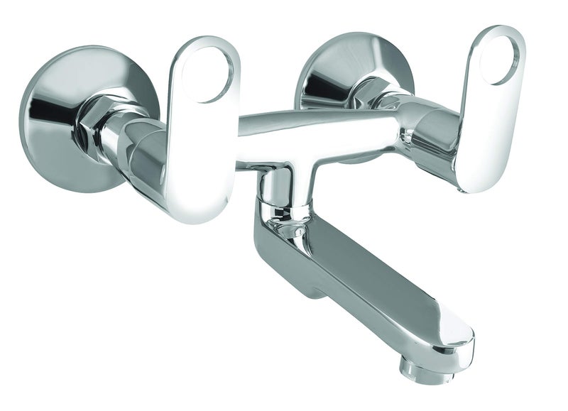 10X Brass Wall Mixer OR-8776 Non-Telephonic for Bathroom/Wall Mount Chrome Plated - Image 2