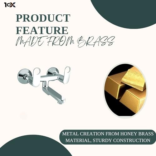 10X Brass Wall Mixer OR-8776 Non-Telephonic for Bathroom/Wall Mount Chrome Plated - Image 4
