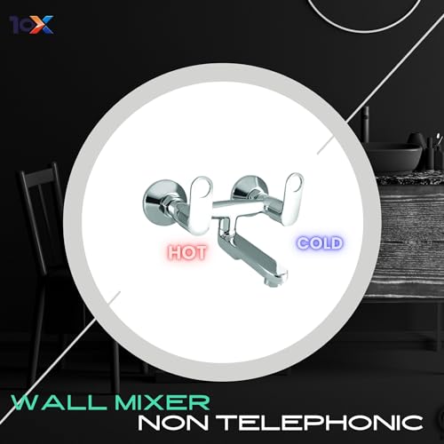 10X Brass Wall Mixer OR-8776 Non-Telephonic for Bathroom/Wall Mount Chrome Plated - Image 3
