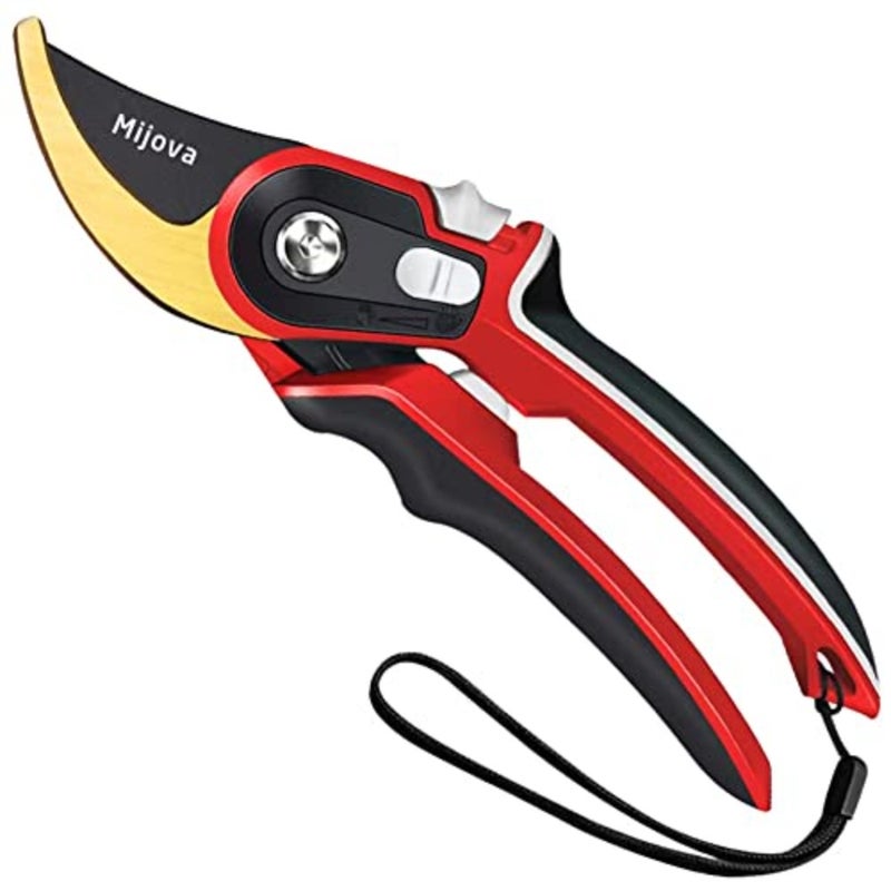 Garden Shears, Pruning Shears for Gardening Heavy Duty with Rust Proof Stainless Steel Blades, Best Bypass Pruner scissors, secateurs - Professional Gardening Hand Tools - Image 1