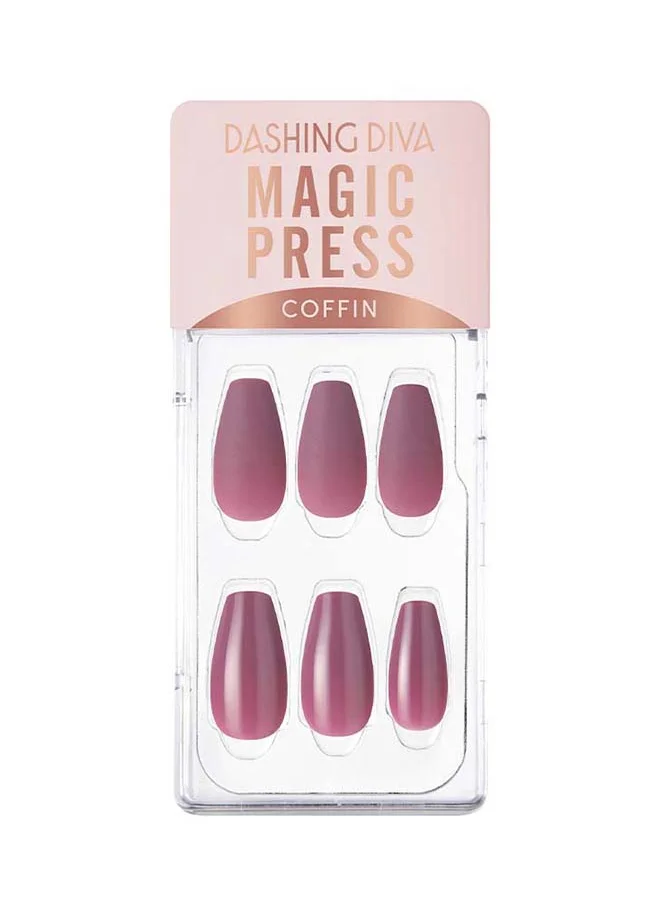 DASHING DIVA Magic Press Purple Mauve