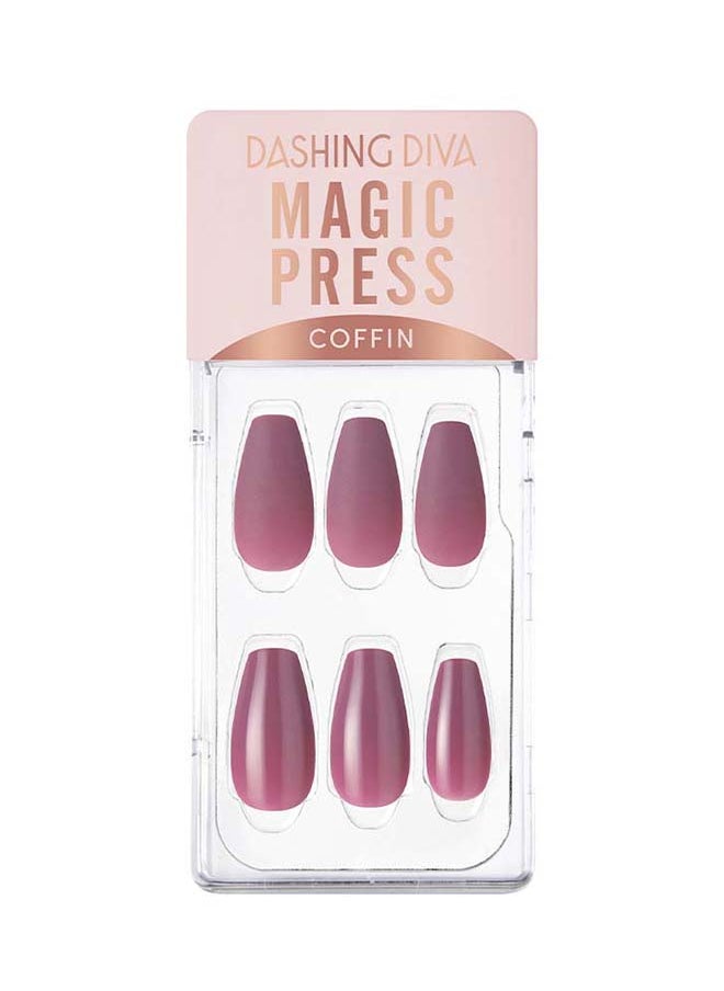 DASHING DIVA Magic Press Purple Mauve  - Image 1