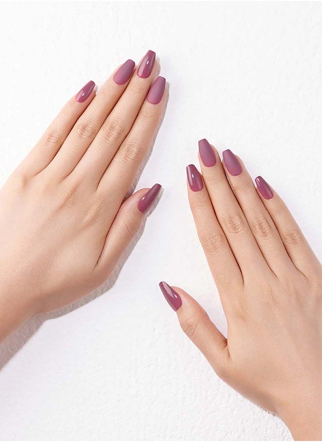 DASHING DIVA Magic Press Purple Mauve  - Image 4